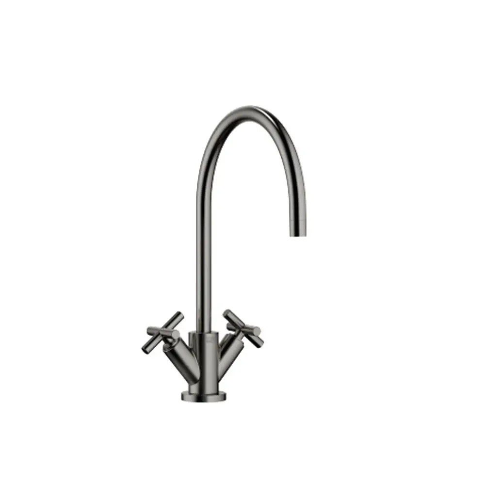 Dornbracht-TARA.-Einlochbatterie-Ausladung 235mm-Dark Platinum gebürstet, 22815892-99 Galeriebild 1